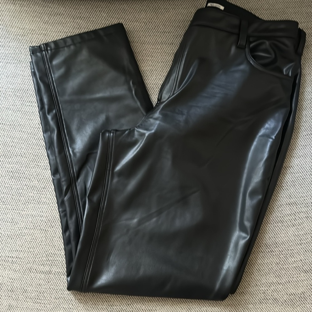 A&F Curve Love Leather Pants